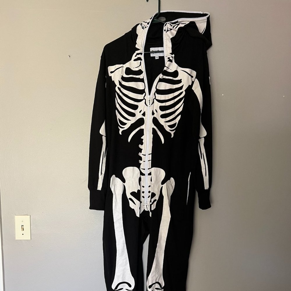 Tipsy Elves Brand - Skeleton  Onesie - Halloween Onesie - Skeleton Costume